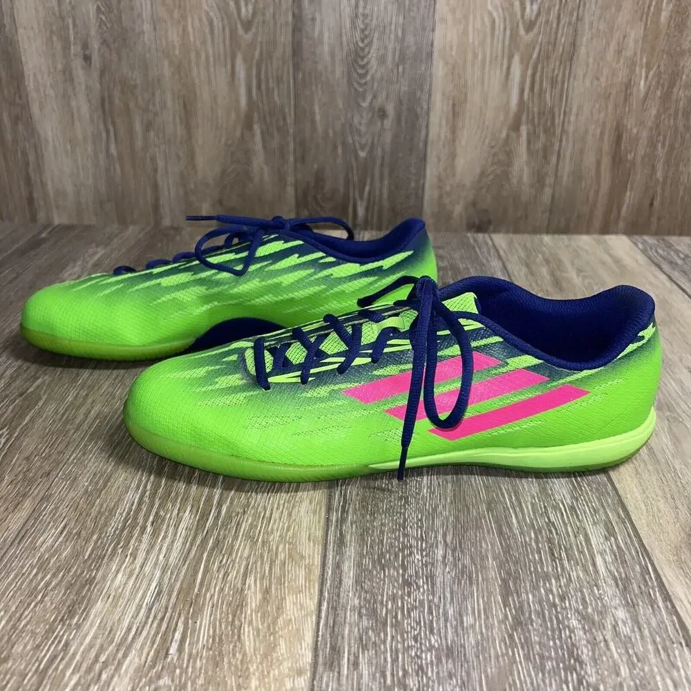 Adidas FF Speedtrick M19965 Men's US Size 11 Soccer Shoes Solar Green Solar Pink